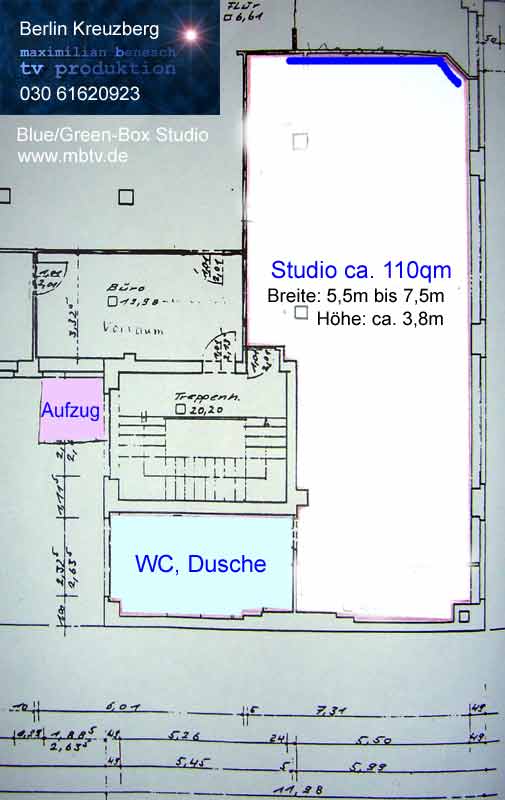 Grundriss Studio